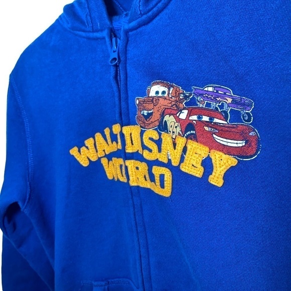 Disney Walt Disney World‎ Cars themed full-zip hoodie Lightning McQueen Jacket - Picture 3 of 10